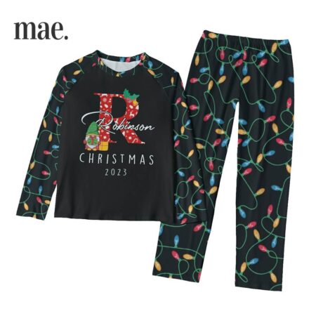 Personalized Name Gnomes Christmas 2023 Matching Family Pajamas