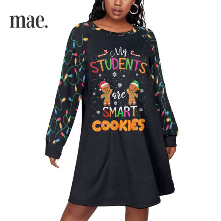 Smart Gingerbread Women Plus Size Xmas Dress