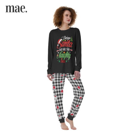 They Are The Naughty Ones Funny Christmas Pajamas For Women