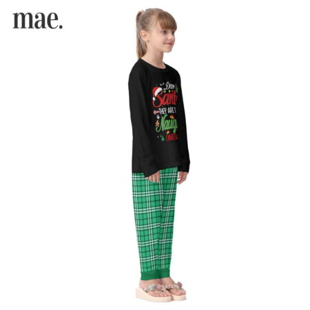 They Are The Naughty Ones Kid's Holiday Pajama Set (1)