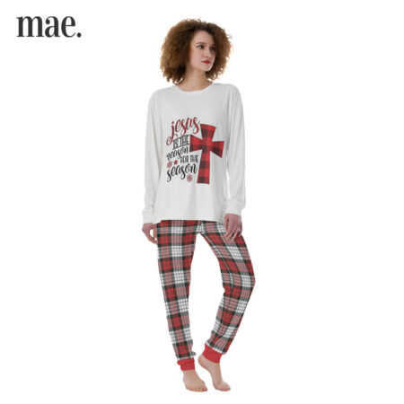 White Jesus Women's Christmas Pajamas