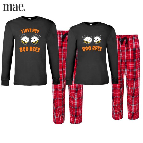 Boo Bees Couple Matching Halloween Pajama Sets