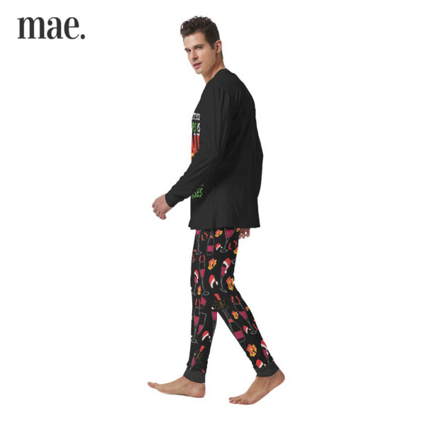 All I Want For Christmas Is Wine Mens Pajama Set Holiday