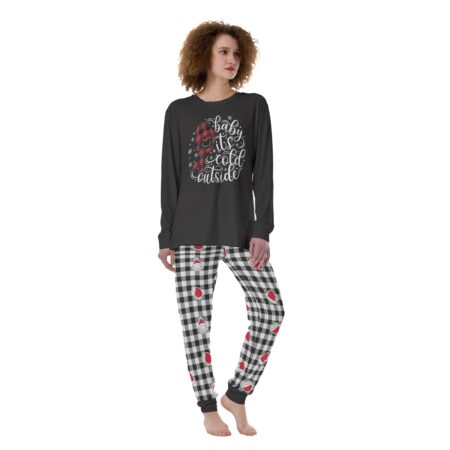 Baby It's Cold Outside Christmas Pjs Women