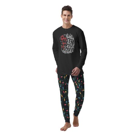 Baby It's Cold Outside Mens Christmas Pj