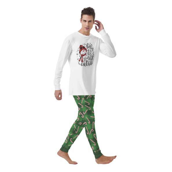 Baby It's Cold Outside Mens Pajama Set Christmas