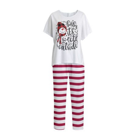 Baby It's Cold Outside Women Family Christmas Pajamas