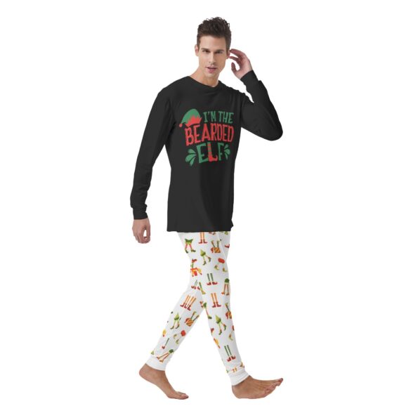 Bearded ELF Matching Pajamas Top And Pants For Couples