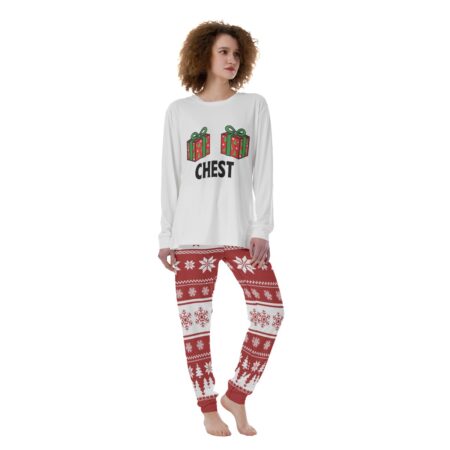 Chest Nuts Funny Matching Christmas Pajamas For Couples