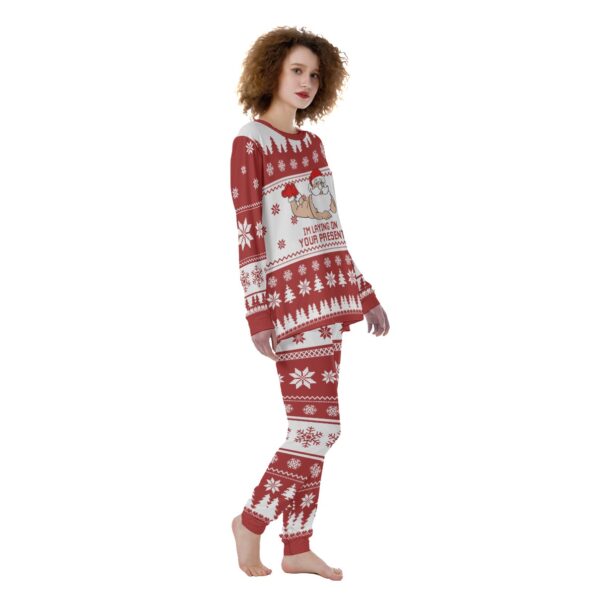 Funny Lying Santa Womens Christmas Nightwear