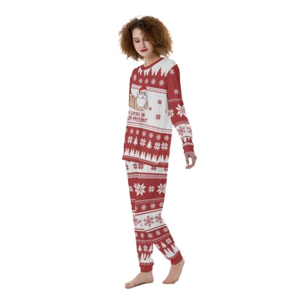 Funny Lying Santa Womens Christmas Nightwear