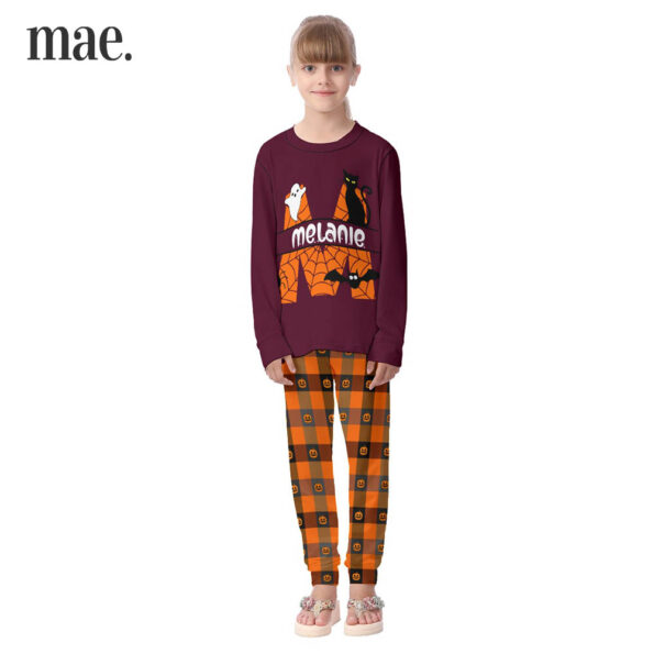 Personalized Monogram Name Kid's Pajamas Halloween