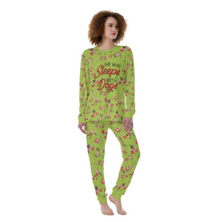 Sleep With Dog Women's Pajamas