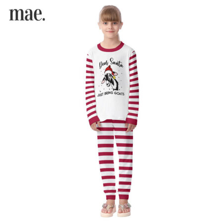 White Red Kid Pajamas Christmas