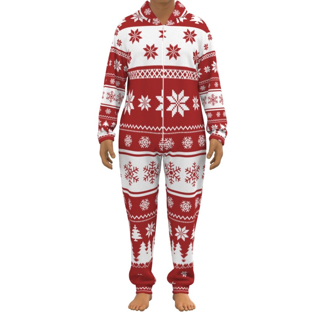 White Red Ugly Unisex Christmas Onesie