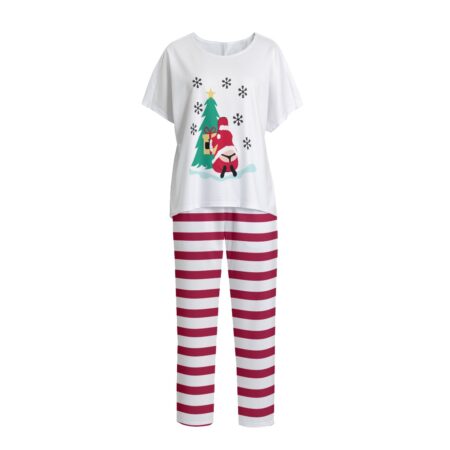 Womens Naughty Family Christmas Pajamas With Santa Claus