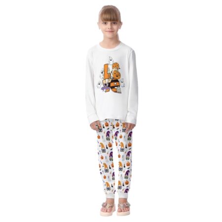 Love Gnome Kids Halloween Pajamas