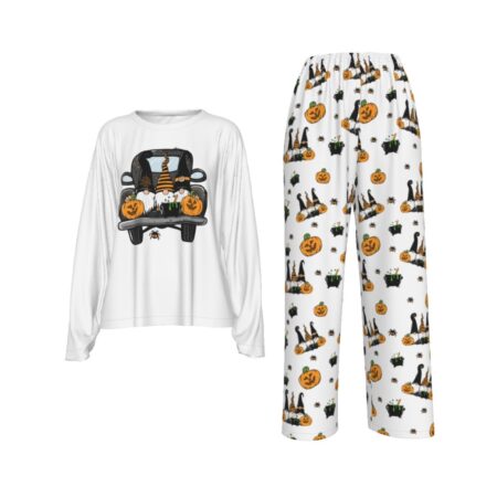 Gnome Truck Women Adult Halloween Pajamas