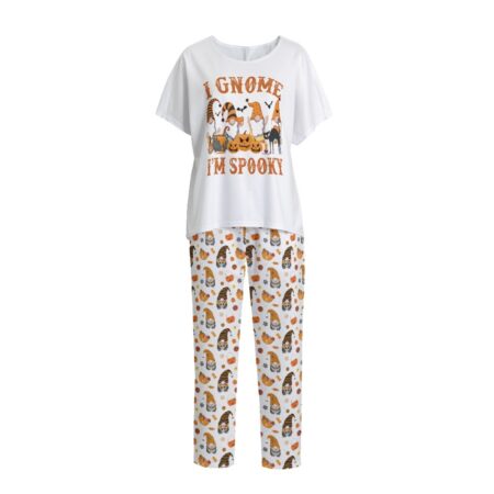 Spooky Gnome Halloween Women Pjs