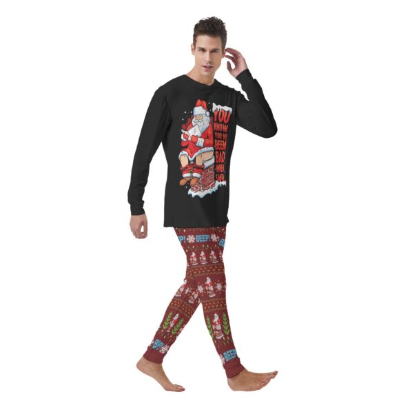 Bad Santa Mens Pajama Set Christmas