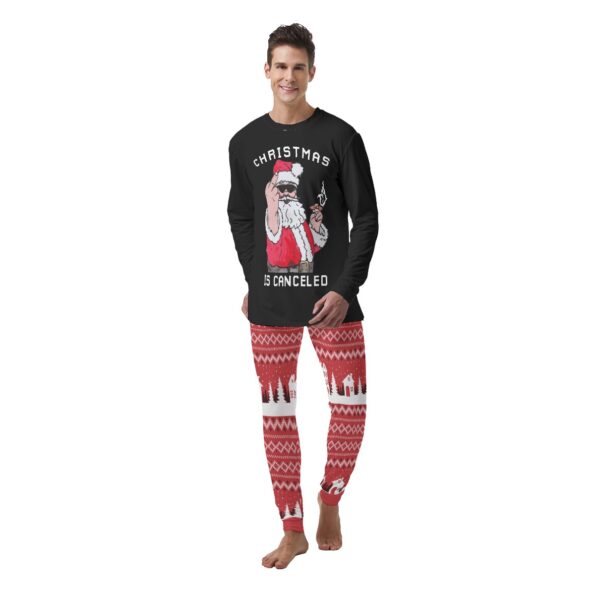 Bad Santa Naughty Mens Pajama Set Christmas