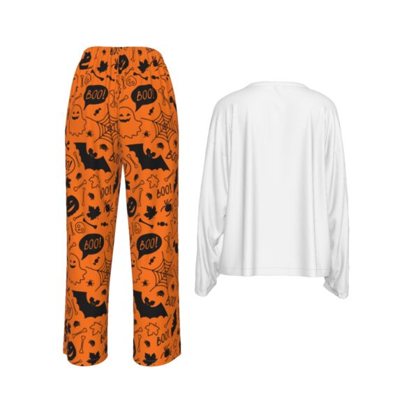 Black Cat Halloween Pajamas Womens Wonderful Time