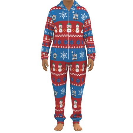 Christmas Gnome Snowman Matching Unisex Onesie