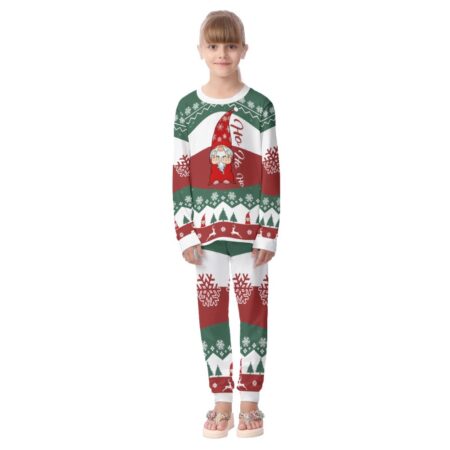 Christmas Pjs Kid Gnome Ho Ho Ho