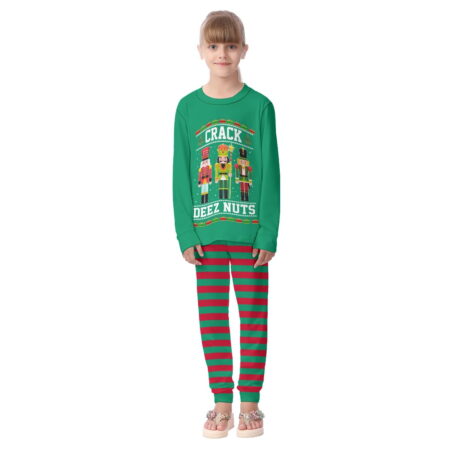 Crack Nutcracker Kids Christmas Pajamas