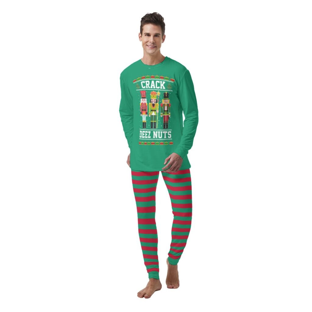 Crack Nutcracker Mens Christmas Sleepwear