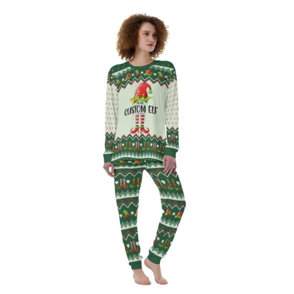 Custom ELF Family Christmas Pajamas For Women