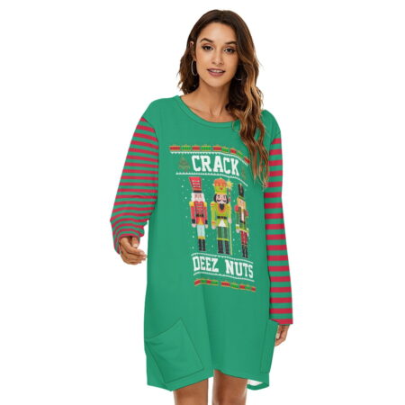 Funny Nutcracker Christmas Loose Dress