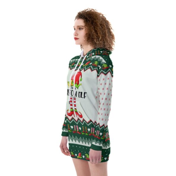 Funny Personalized ELF Christmas Hoodie Dress