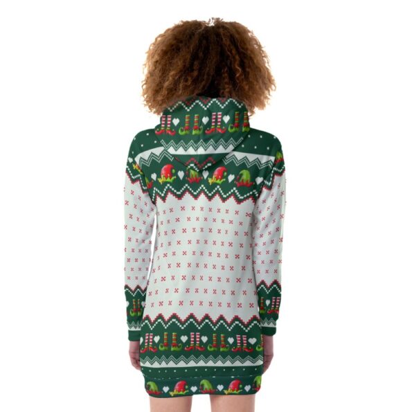 Funny Personalized ELF Christmas Hoodie Dress