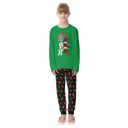 Ho Ho Ho Horse Family Christmas Pajamas For Kids