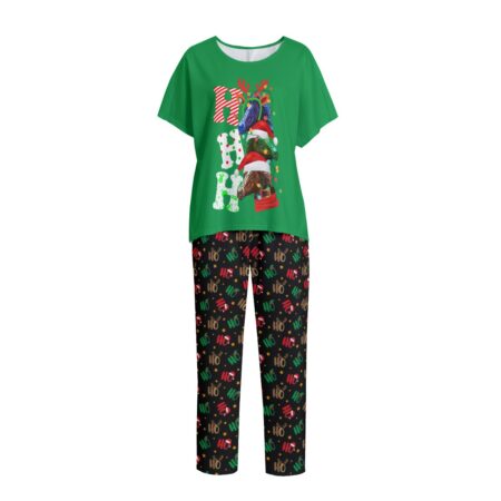 Ho Ho Ho Horse Funny Womens Christmas Pajamas