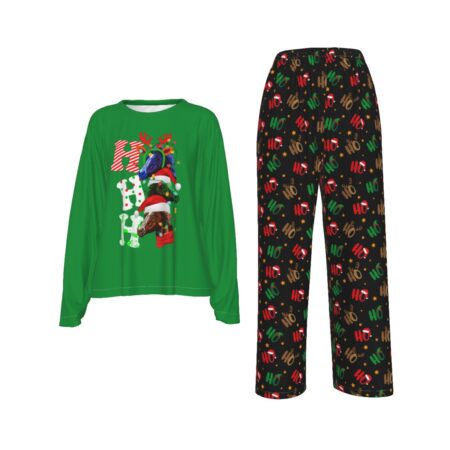 Ho Ho Horse Christmas Pj Sets Womens