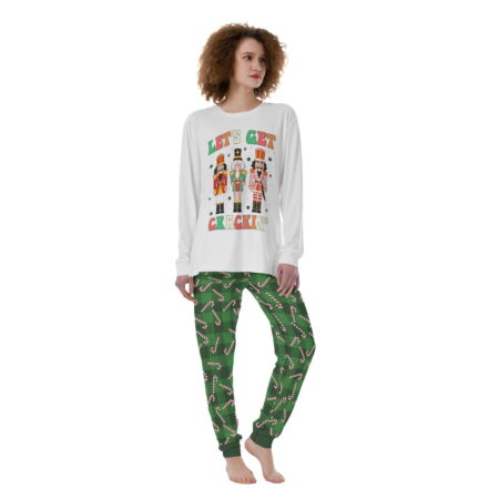 Let Get Crackin Nutcracker Womens Matching Christmas Pajamas