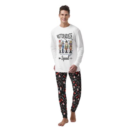 Lovely Nutcracker Squad Family Christmas Pajamas For Men