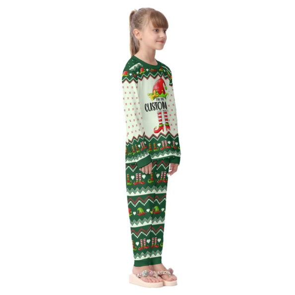 Personalized ELF Family Christmas Pajamas For Kids