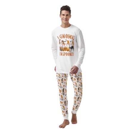 Spooky Gnome Halloween Pajamas For Men