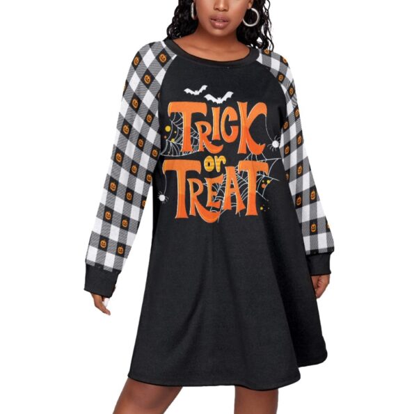 Trick Or Treat Halloween Plus Size Dress