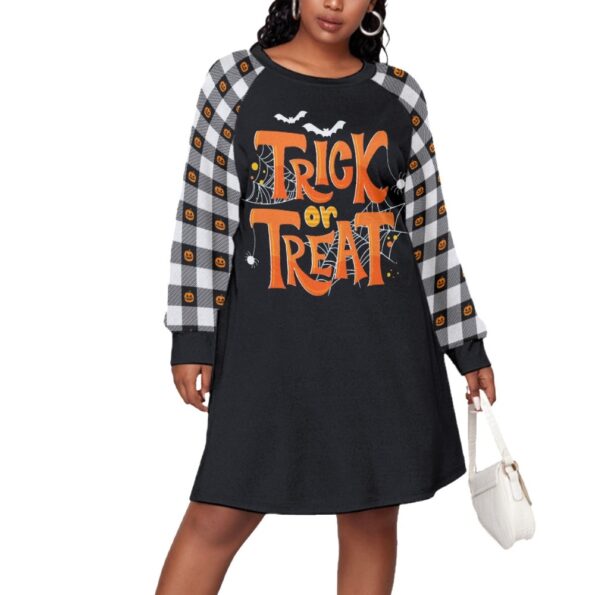 Trick Or Treat Halloween Plus Size Dress