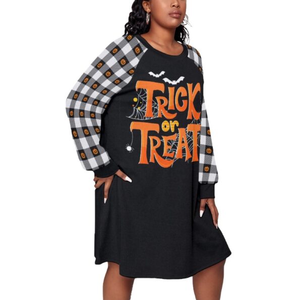 Trick Or Treat Halloween Plus Size Dress