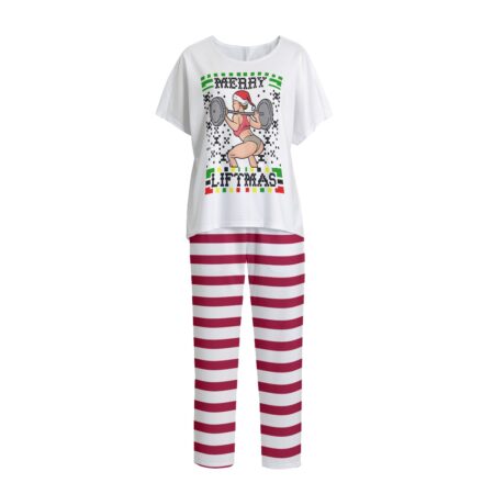 Women's Christmas Pajamas For Gym Lovers