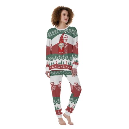 Women's Christmas Pajamas Gnome Ho Ho Ho