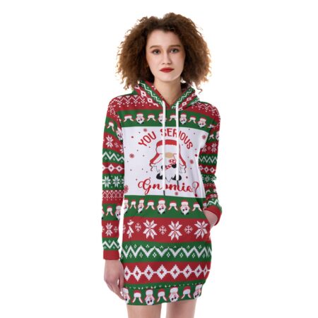 You Serious Gnome Women Hoodie Dress