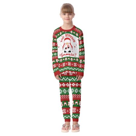 You Serious Gnomie Family Christmas Pajamas For Kid