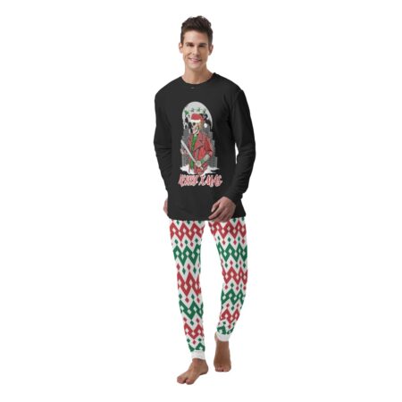 Zombie Santa Claus Men's Pajama Set Christmas