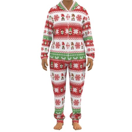 Christmas Gnome Matching Unisex Jumpsuit